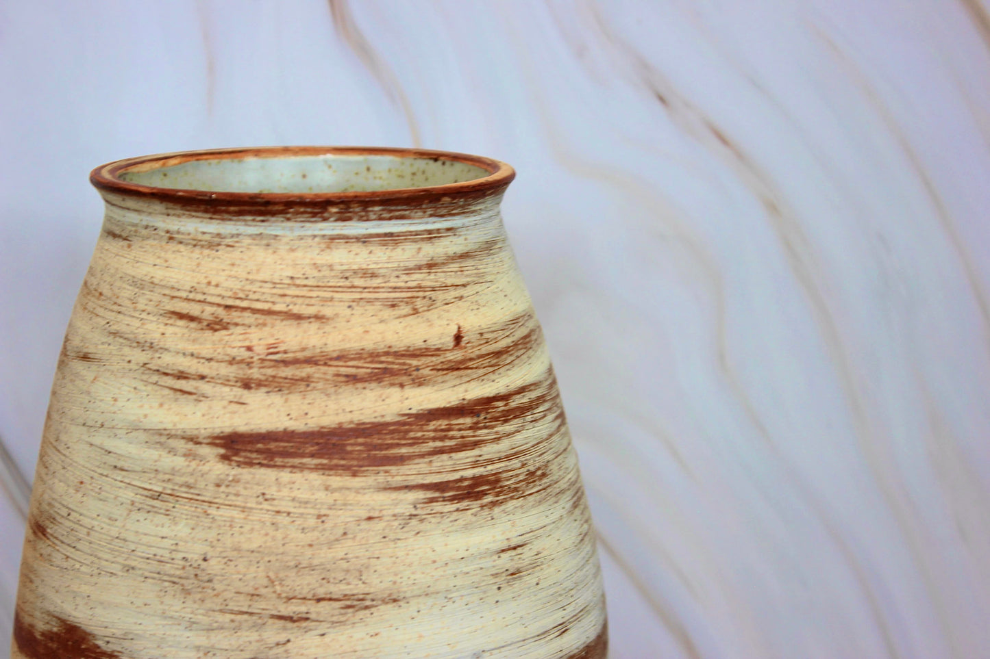 Large Soda Fired Vase- One of a Kind