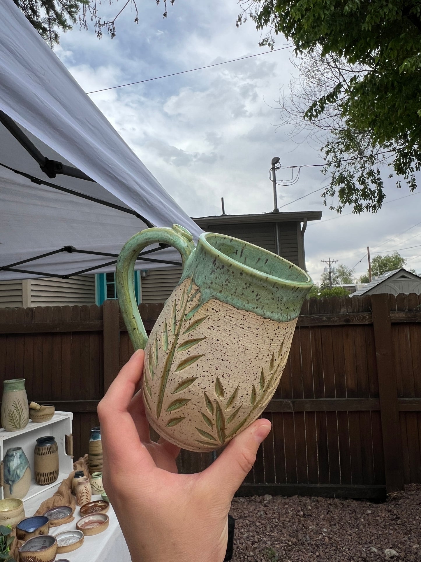 Carved Tall Mugs :)