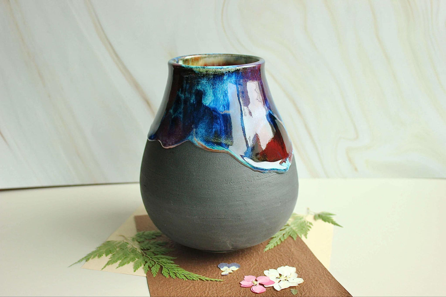 Aurora Tear Drop Vase