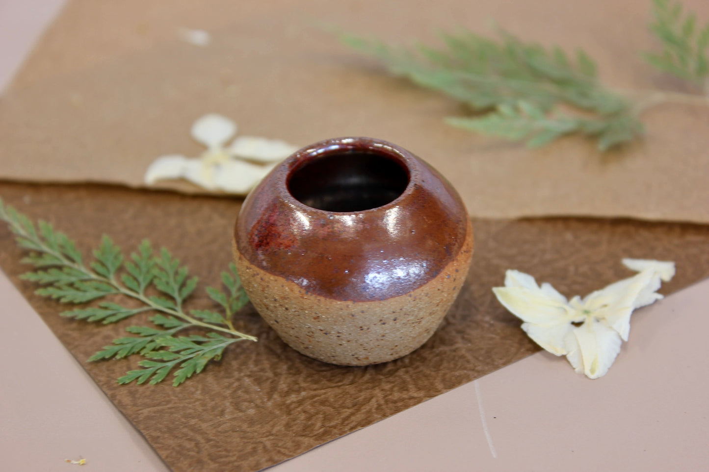 Soda-Fired Mini Pots