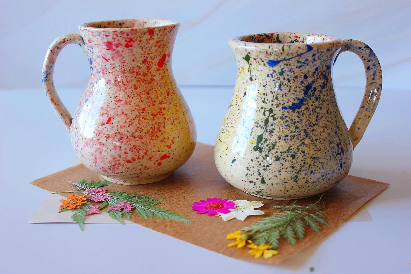 Rainbow Splatter Mug