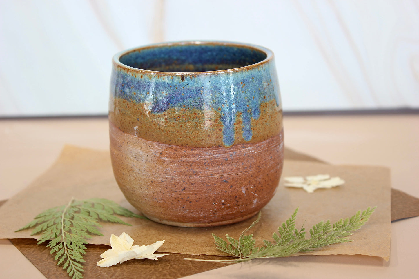 Soda-Fired Blue Squat