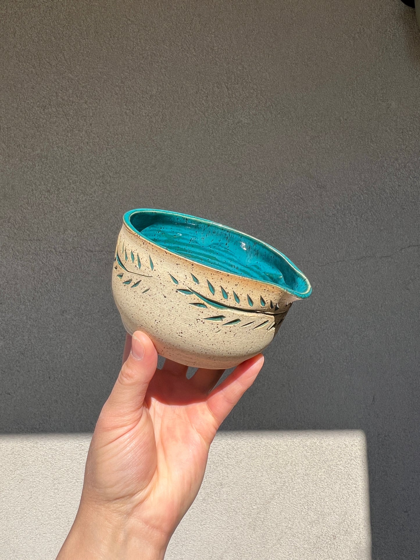 Carved Matcha Bowls :)