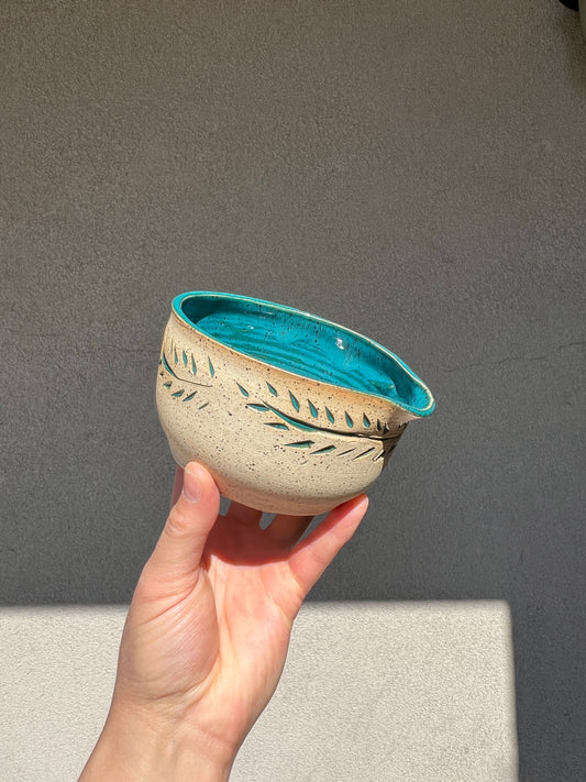 Carved Matcha Bowls :)
