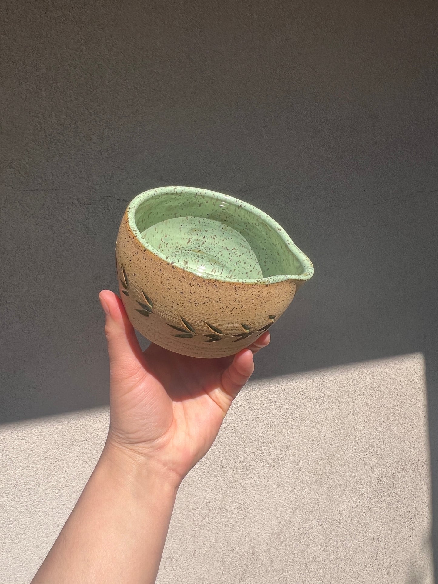 Carved Matcha Bowls :)