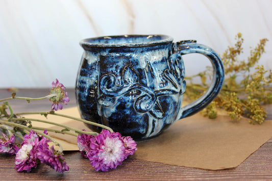 Blue Pumpkin Mug