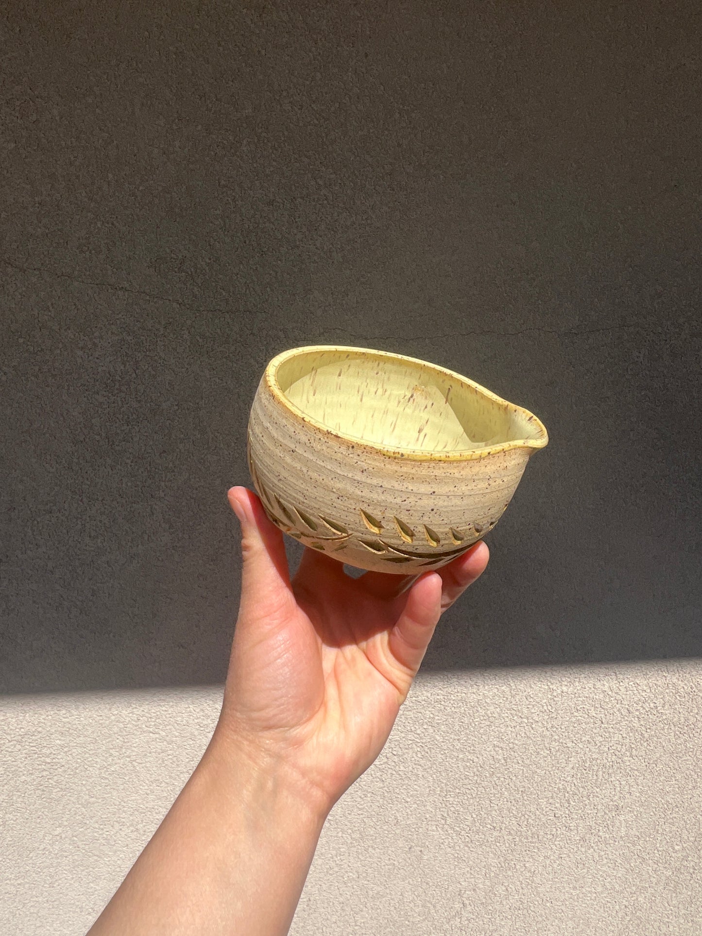 Carved Matcha Bowls :)